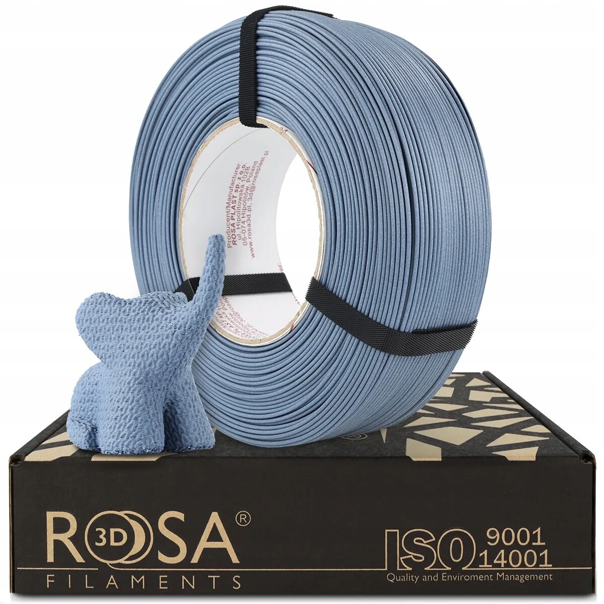 Filament ReFill Pla-cf Rosa3D 1,75 mm Matt Blue Jeans Modrý 1 kg