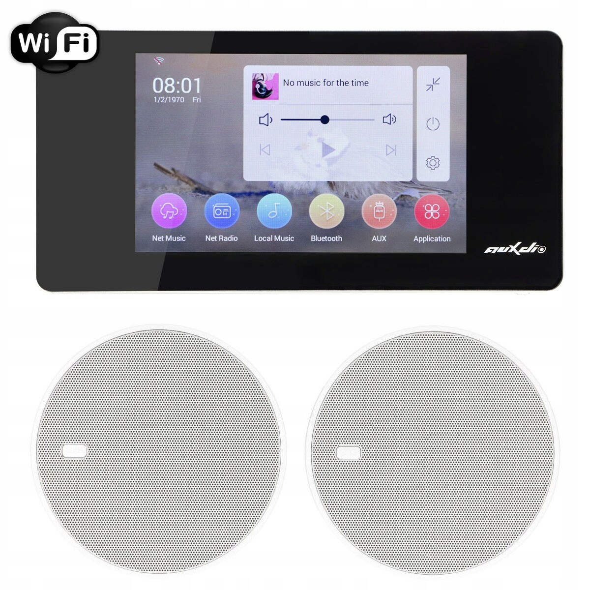 Auxdio Podomítkové Internetové Rádio Wifi Bt sada_8