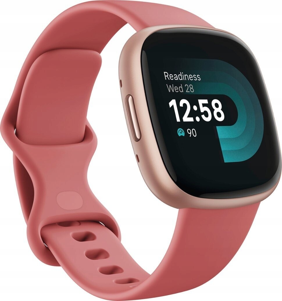 Fitbit Versa 4 Pink Sand Copper Rose Aluminium