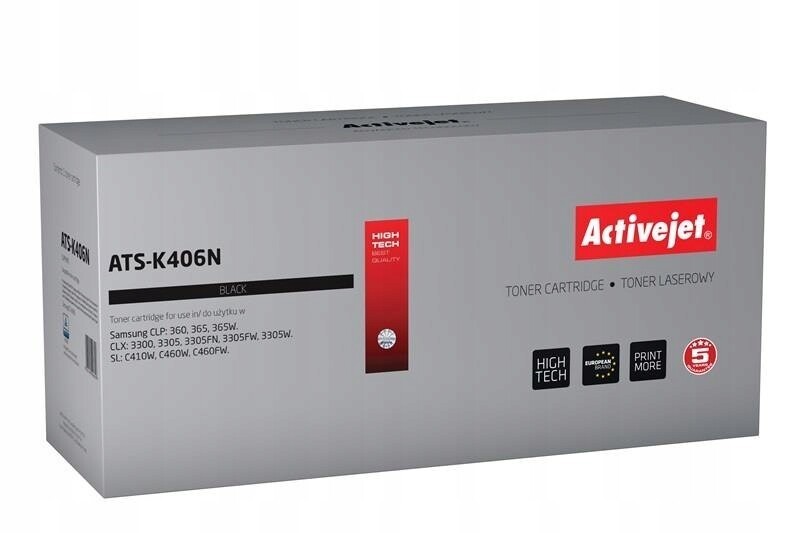 Toner Activejet ATS-K406N Samsung CLT-K406S Černý