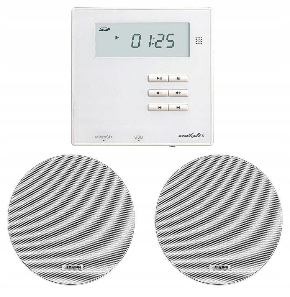 Dsppa Kuchyňské Koupelnové Rádio S Bluetooth/usb/sd