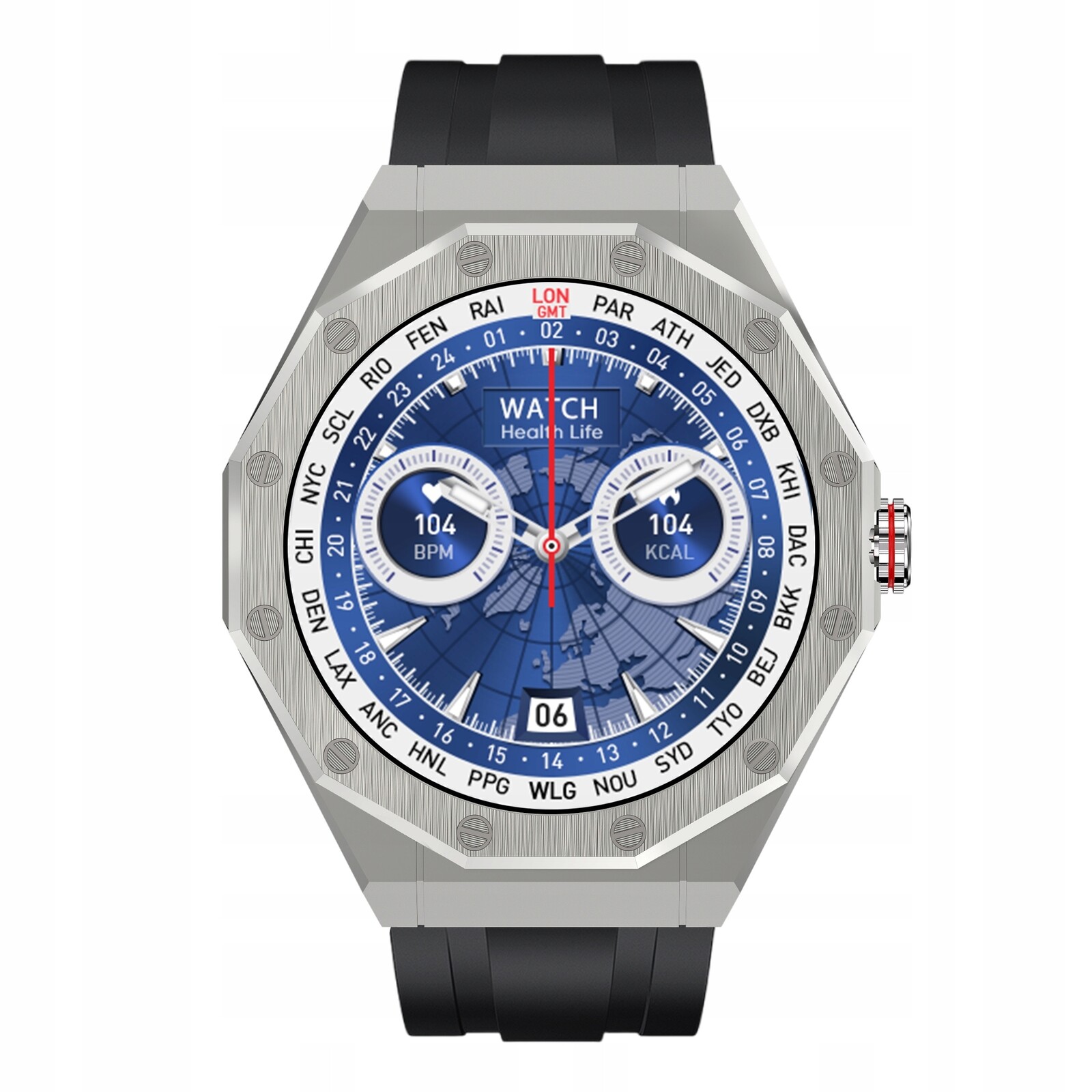 Chytré Hodinky Kiano Kw-es, hovorové hodinky pl kroků, velká baterie IP68