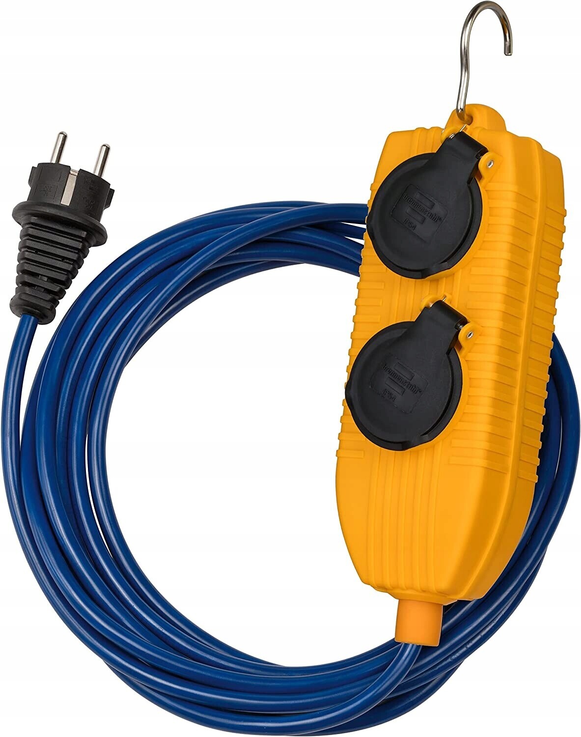 Prodlužovací kabel 5 m stavební IP54 4 g Powerblock Lišta