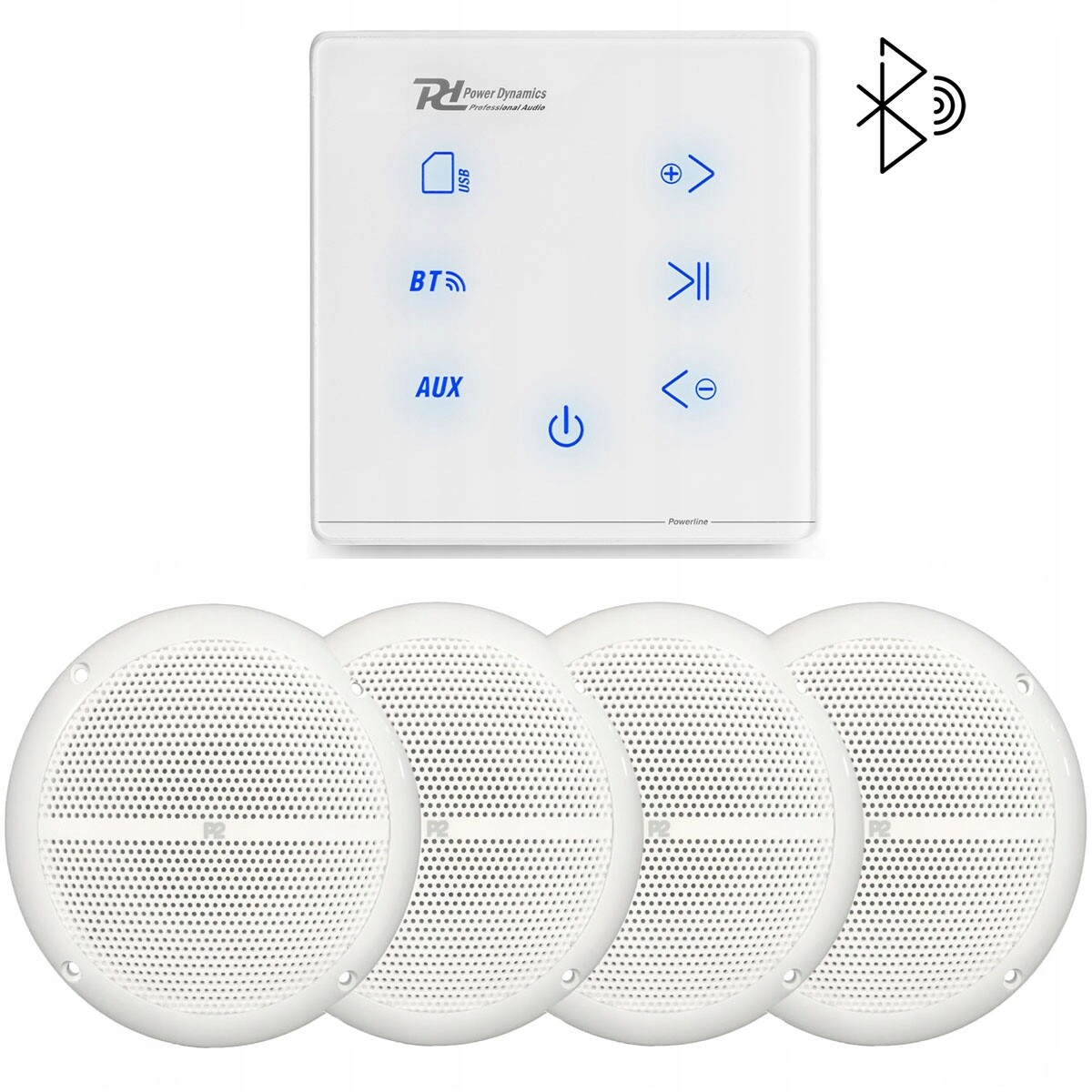 Pd Podomítkový Panel S Bluetooth 4 Reproduktory IP55