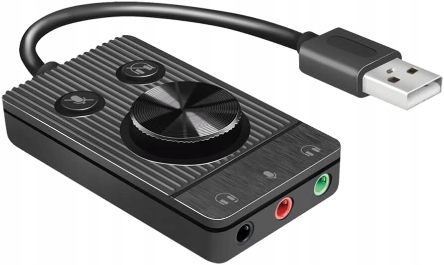 LogiLink UA0397 Audio adaptér Usb 2.0 ovládání hlasitosti 3x Jack 3,5 mm Aux