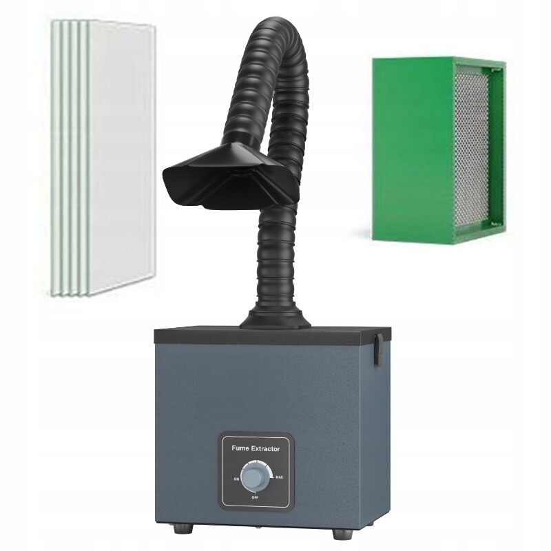 Pohlcovač Výparů Pájecí SR80 80W 160 M³/h 50 MM 99.97% Filtrace