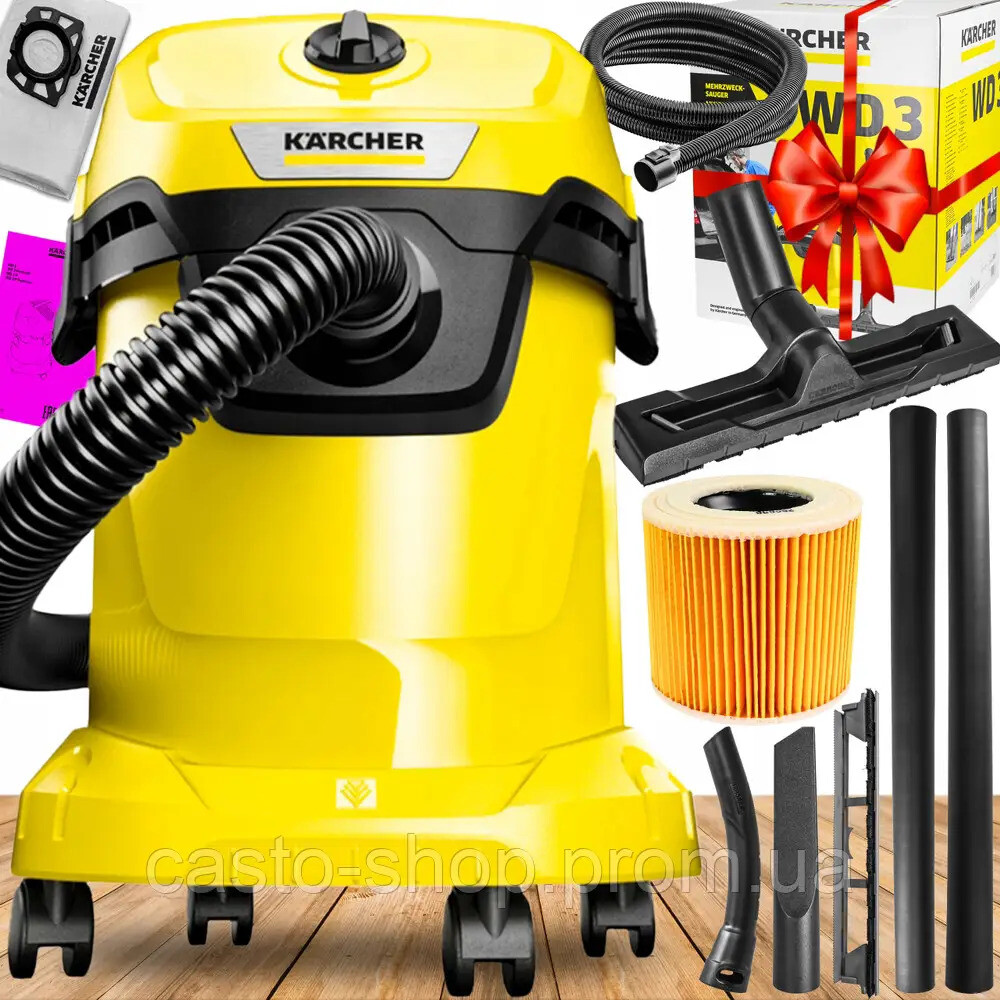 Karcher Vysavač Vysavač Na Popel Krbu Bezsáčkový 1000 W