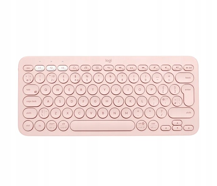 Logitech K380 Multi-Device Bluetooth Keyboard růžová