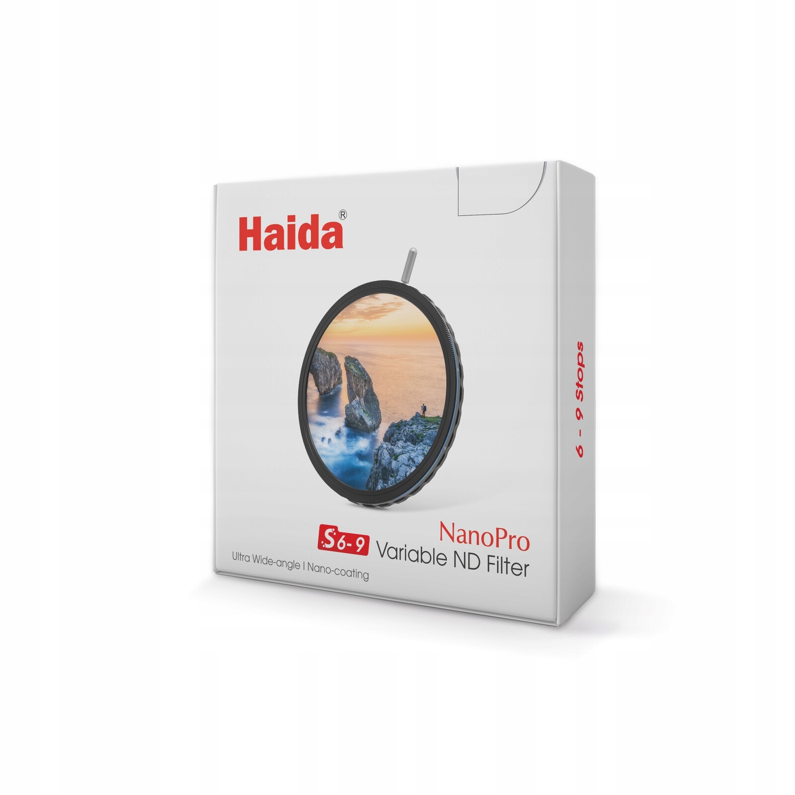Šedý nastavitelný filtr Haida NanoPro S-vnd (6-9 stop) 58 mm