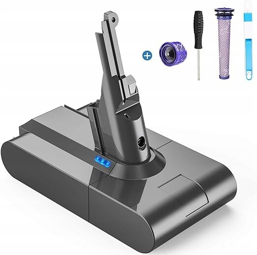 Sada Akumulátor Pro Dyson V8 Lithium-iontová 6000 mAh S Filtry