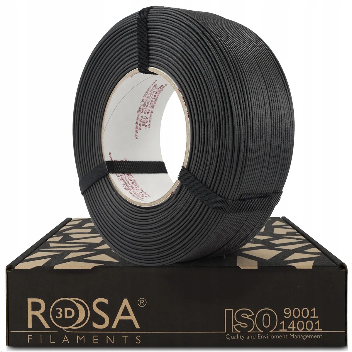 Filament Refill BioWOOD Rosa3D 1,75 mm Black Oak Černý 1 kg