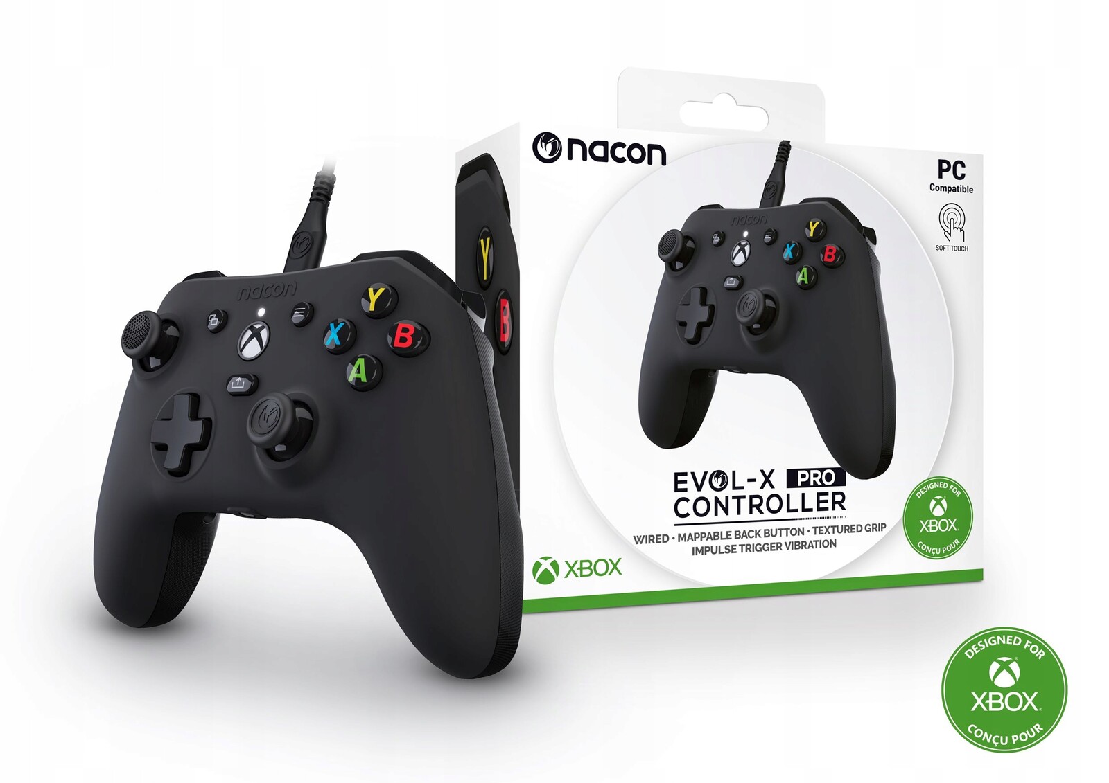 Herní ovladač Nacon Evol-X Pro Controller Black (pc/xone/xsx)