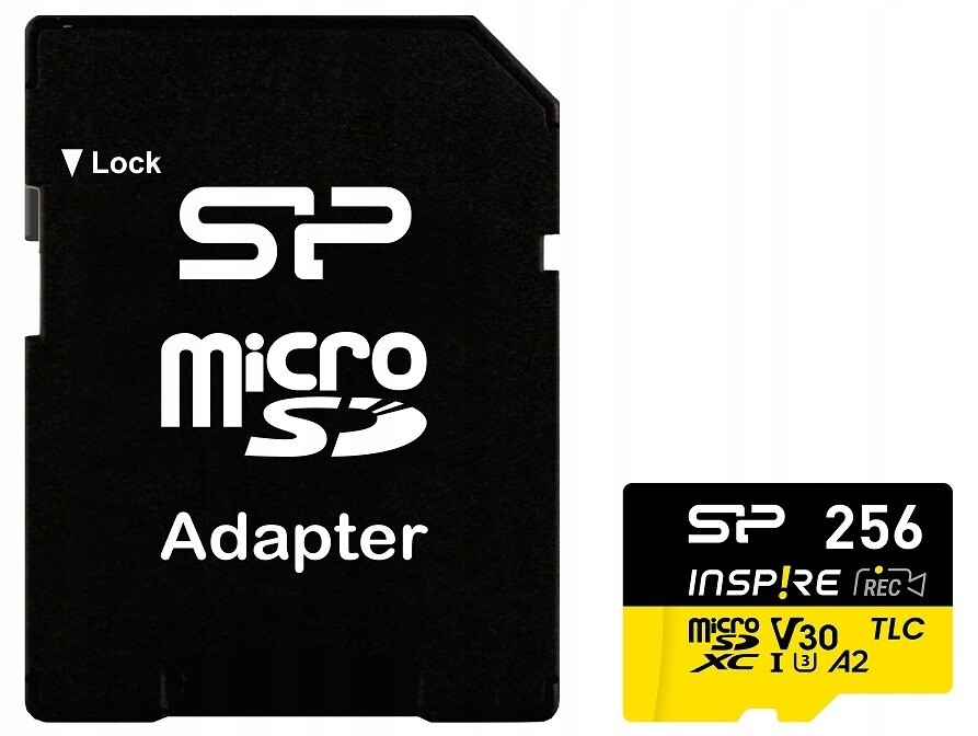 Paměťová karta microSDXC Inspire 256 Gb Uhs-i U3 A2