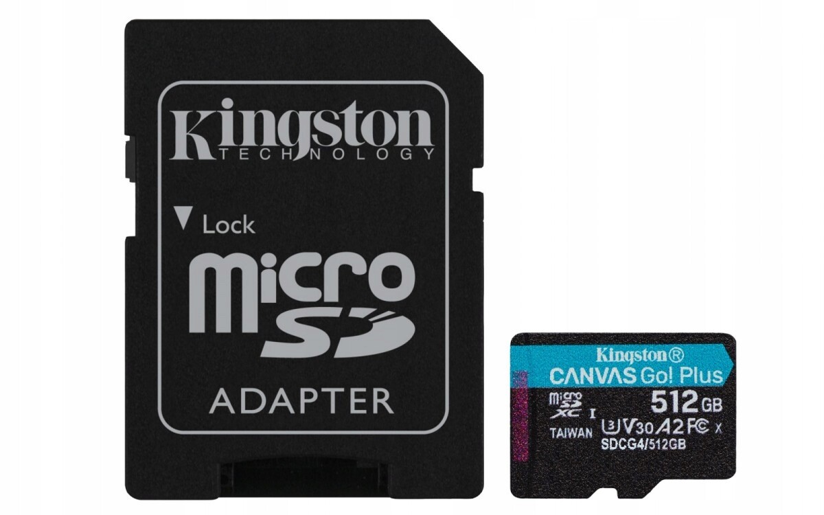 CanvasGo! 512GB microSD karta Plus 200 MB/s A2 U3+