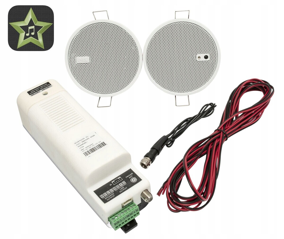 Kbsound Koupelnové Rádio Star 2 Bluetooth