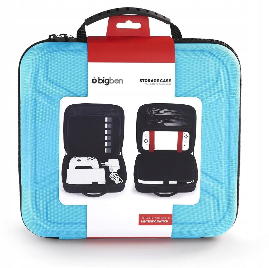 BigBen Velké přepravní Pouzdro pro Nintendo Switch modrá