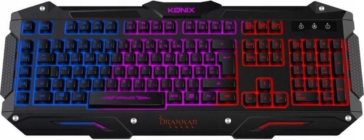 Konix herní podsvícená klávesnice Drakkar Midgard Qwerty