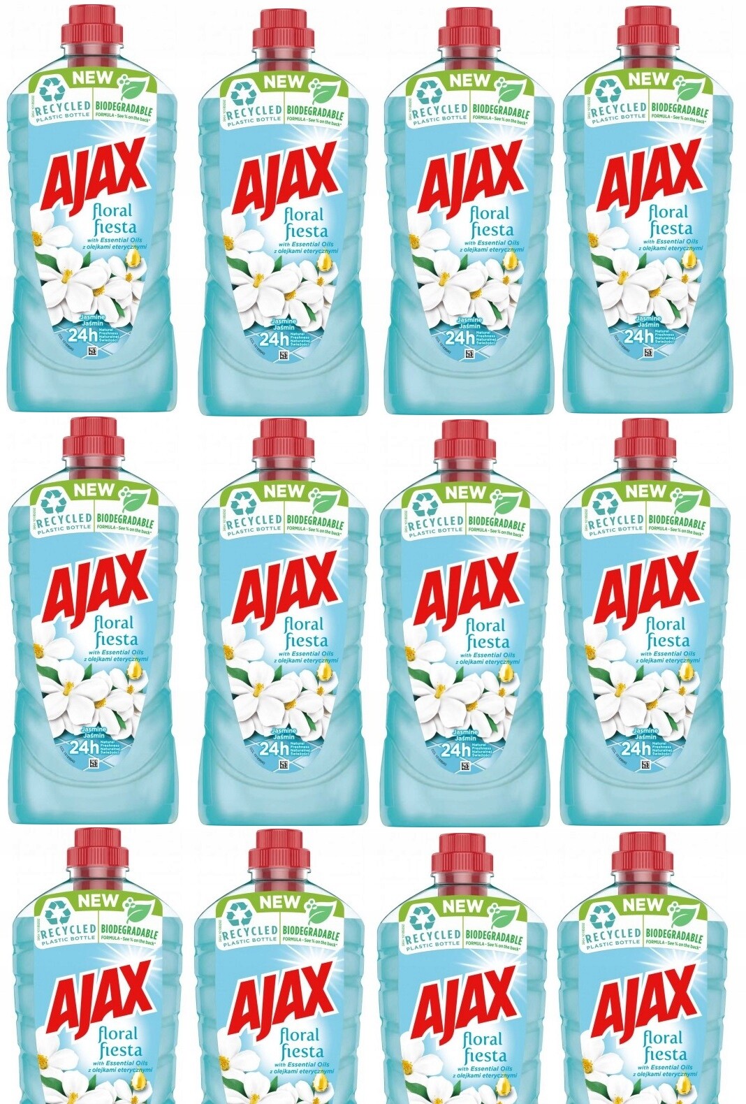 Čisticí Přípravek Ajax 1L X 12 Kusů Jasmín J na mytí podlah