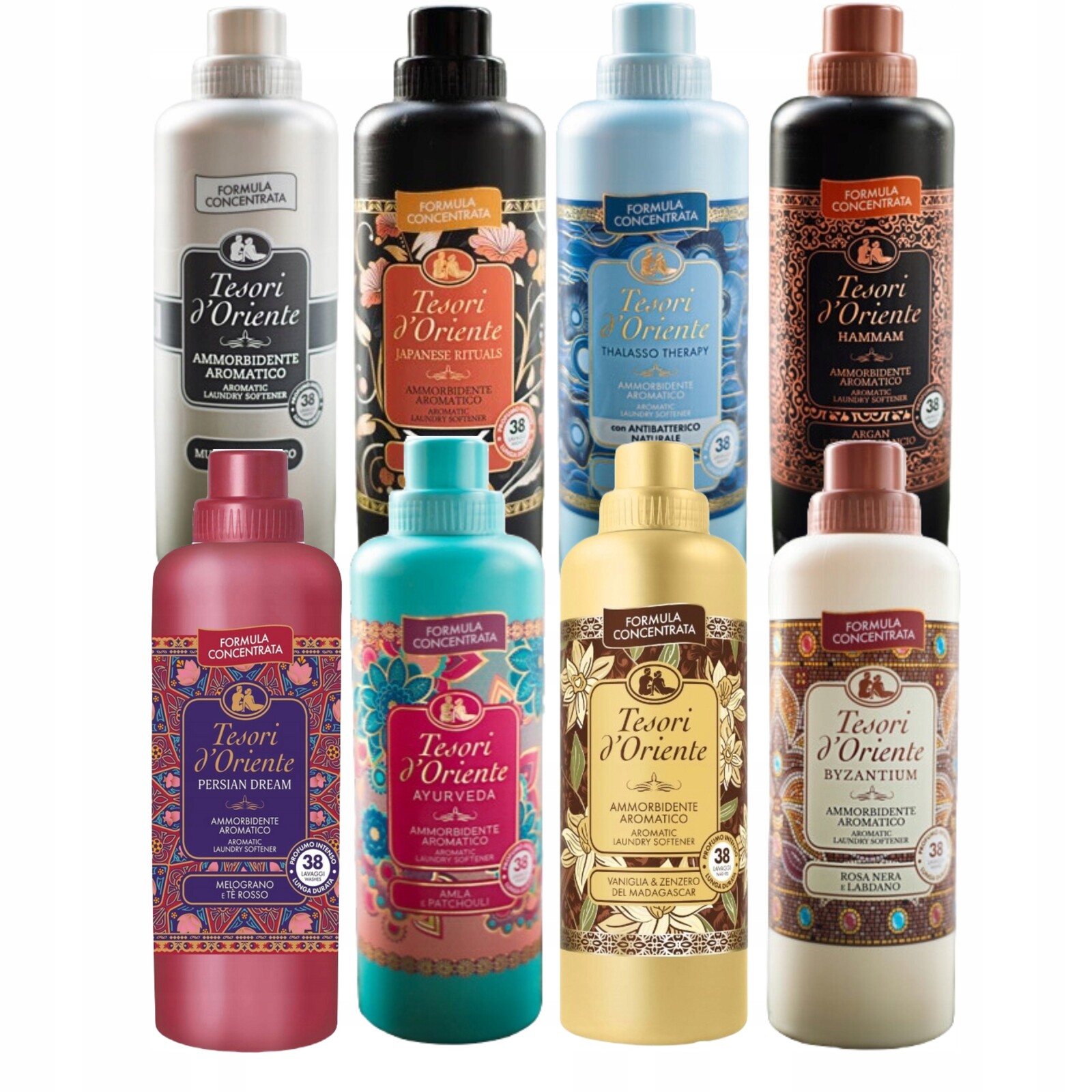 Tesori sada 8 krásných italských oplachovacích přípravků 760 ml