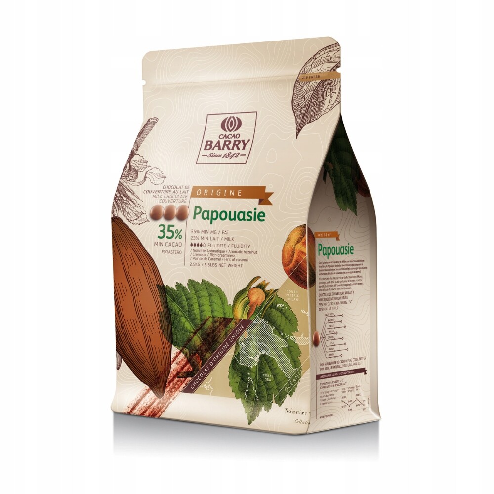 Cacao Barry čokoláda Papouasie 2,5 kg