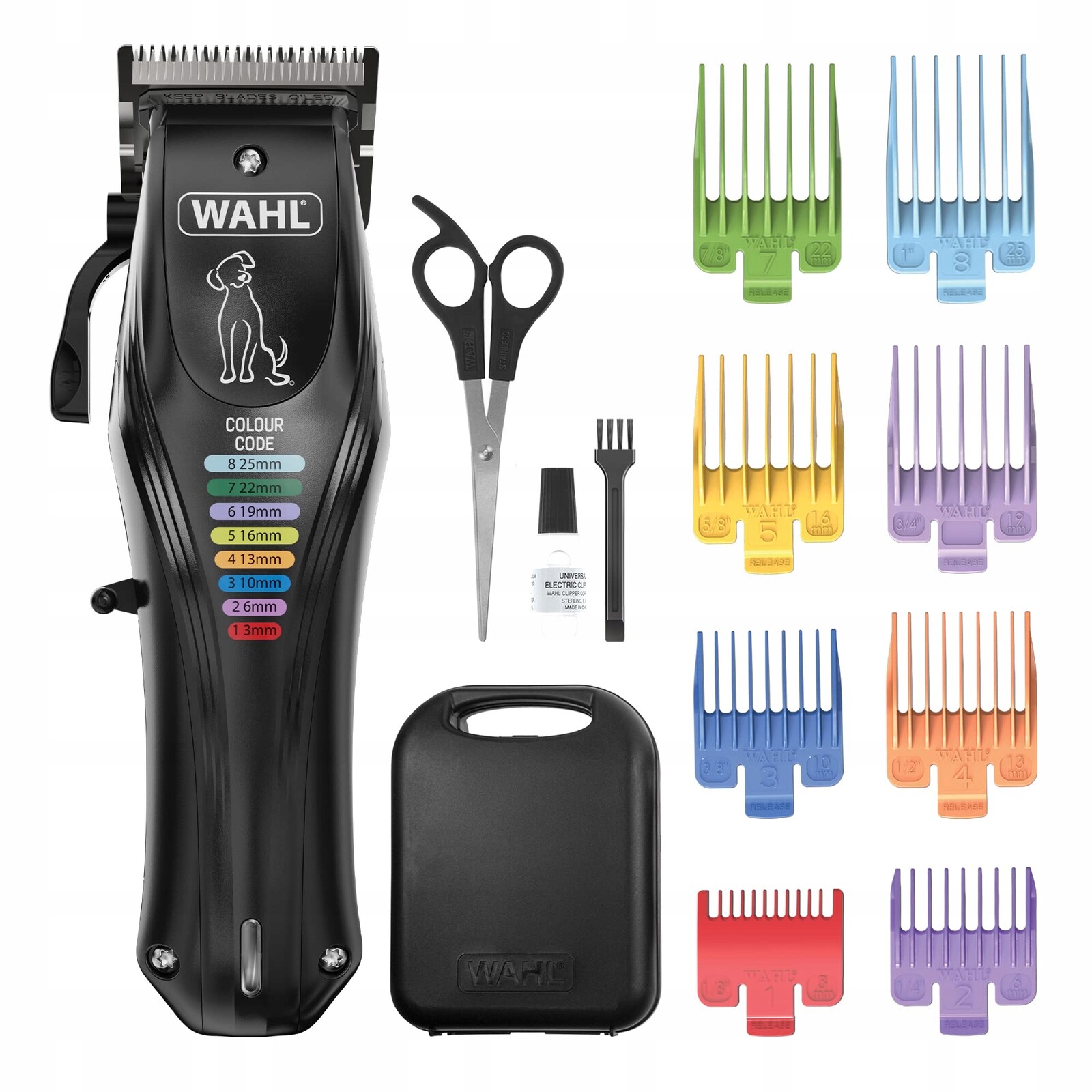 Wahl Color Pro Bezdrátový tichý zastřihovač zvířat pro psy
