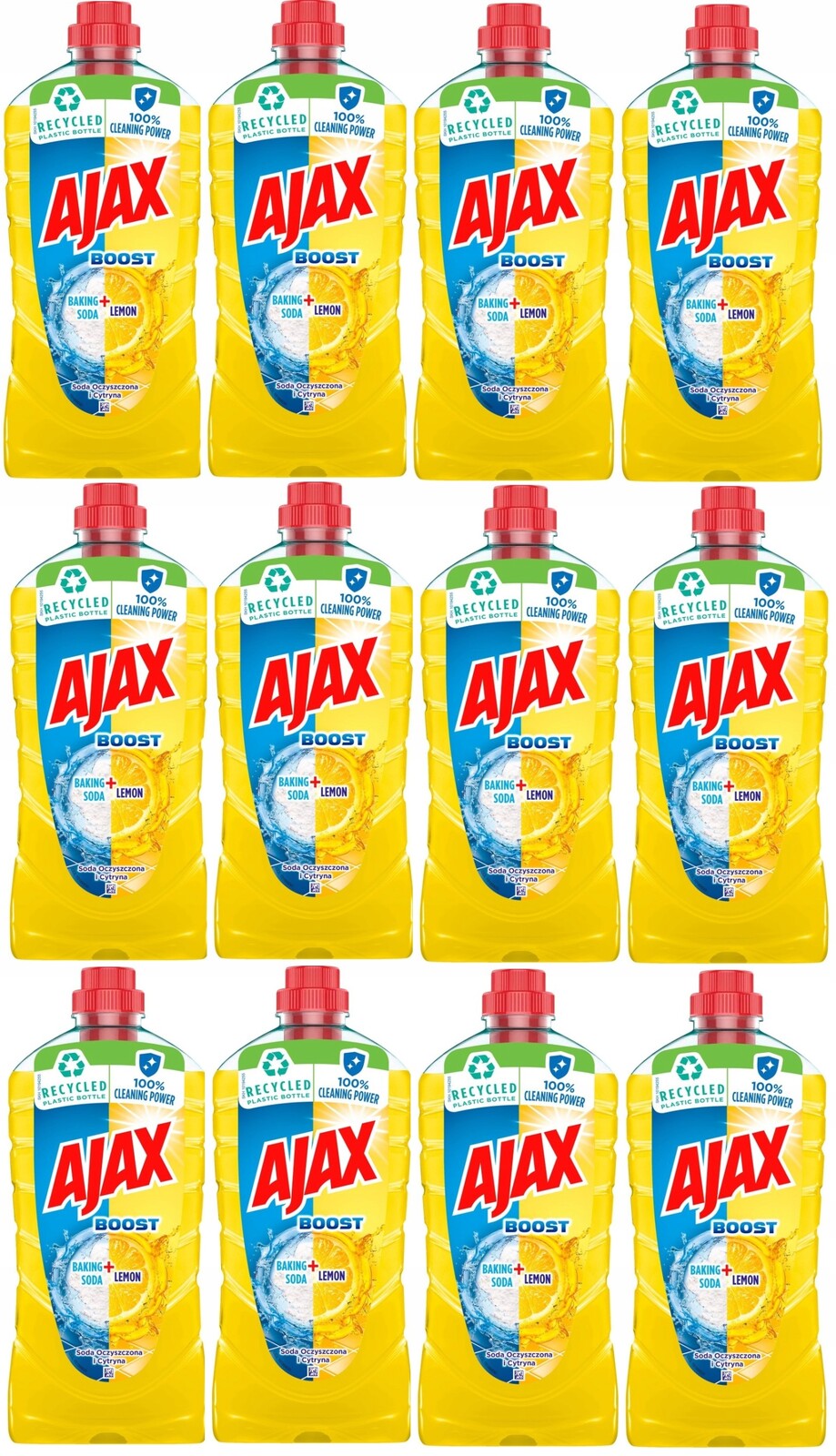 Čisticí Kapalina Ajax 1 L X 12 Ks So Citron Karton