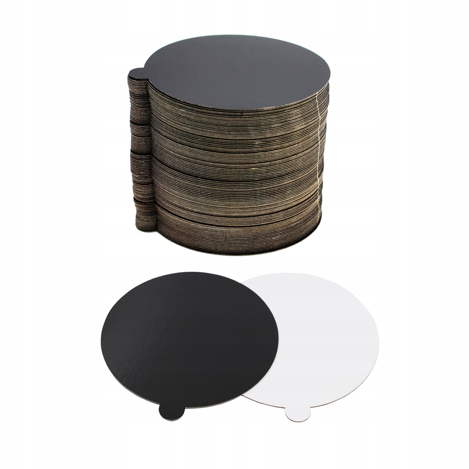 Podložky pod monoporce 10 cm bílo-černé x200kusů