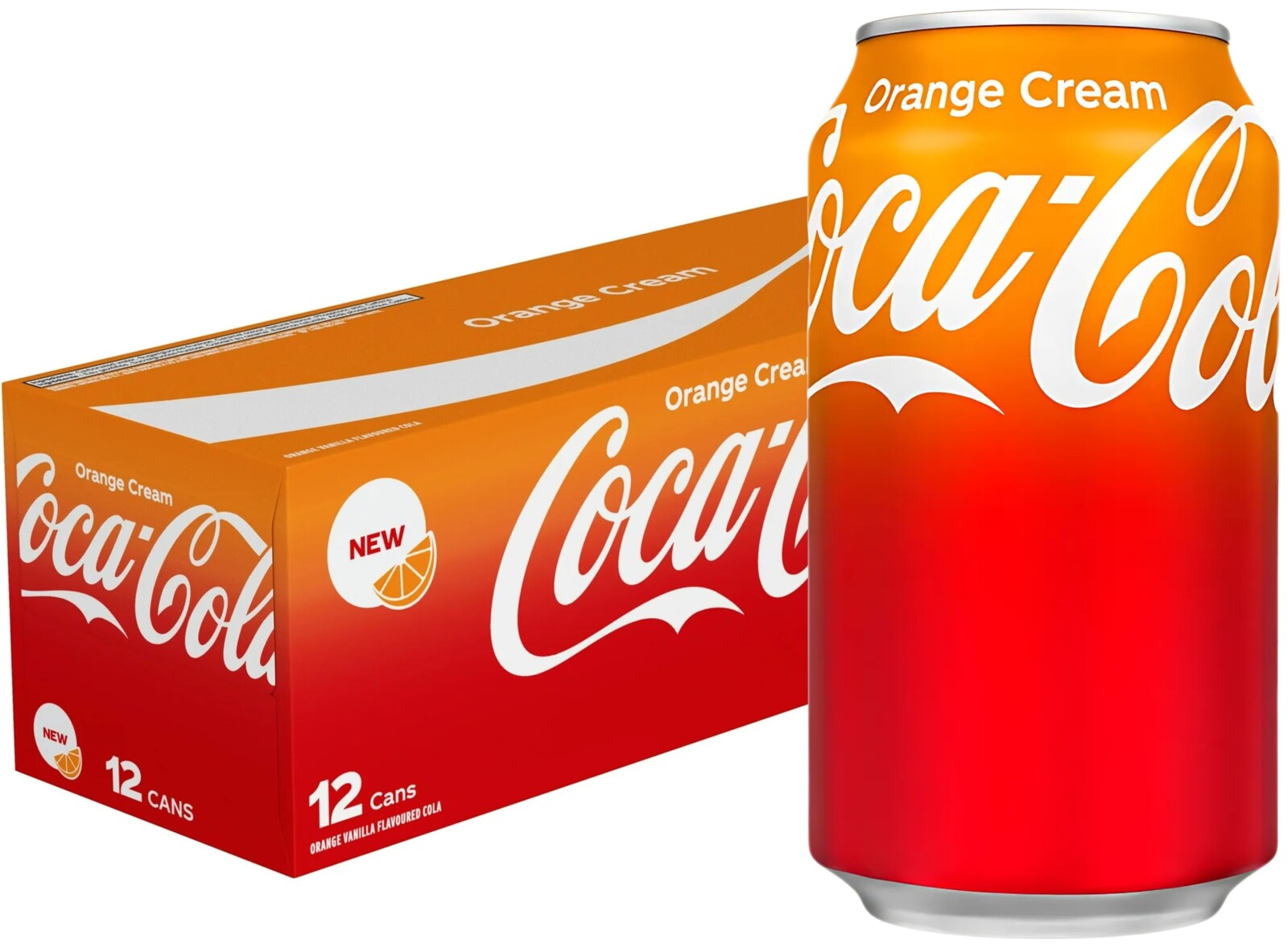 Coca-cola Orange Cream Usa 12×355ml