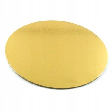 Podklad pod dort dort tácek kulatý kotouč 14 cm Zlatý 150 Ks.