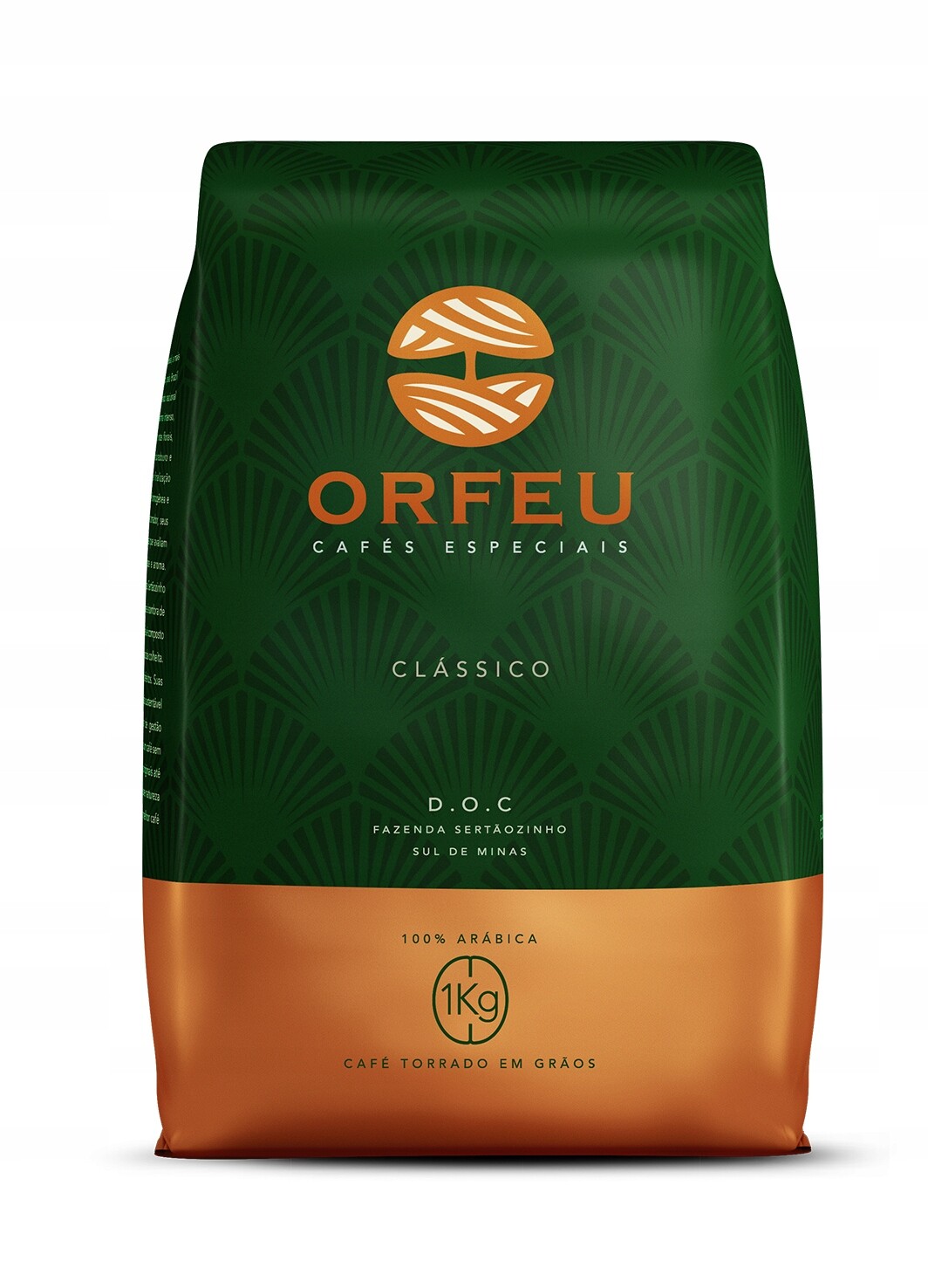Orfeu Clássico zrnková výběrová brazilská káva, středně pražená, 1 kg