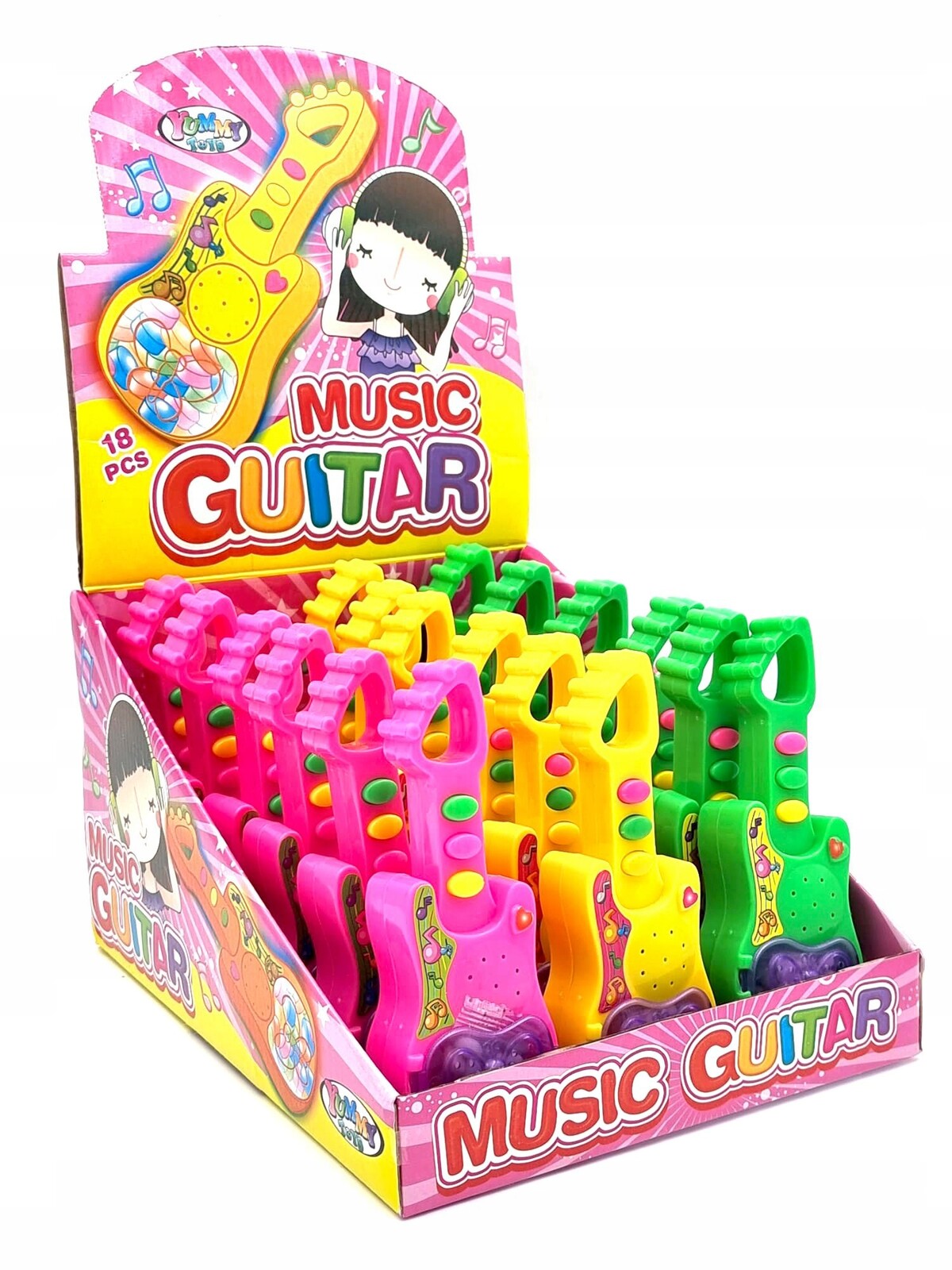 2v1 Hrající kytara bonbóny 18ks