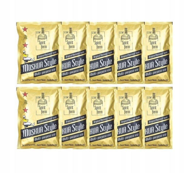 Lihovarské kvasnice SpiritFerm Moskva Style 10 Ks
