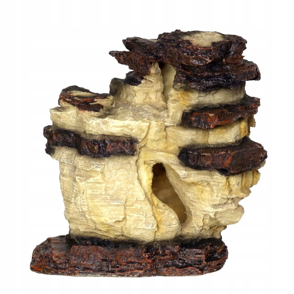 Dekorace Akvária Skála Jeskyně Úkryt Pro Ryby 17X9X17 CM