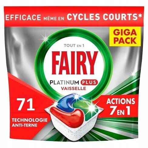 Fairy Platinum Plus kapsle do myčky nádobí 71 ks