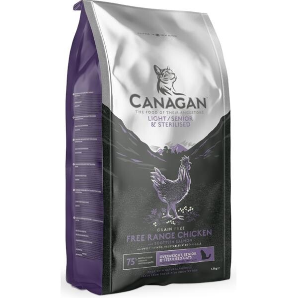 Canagan Cat Dry Light Senior Sterilised 4 kg