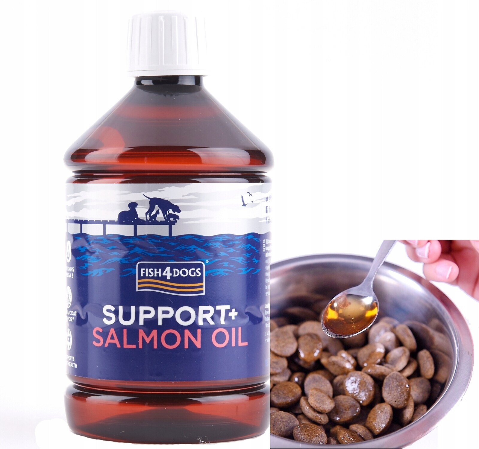 Lososový Olej Fish4Dogs 500ml Doplněk Pro Psy