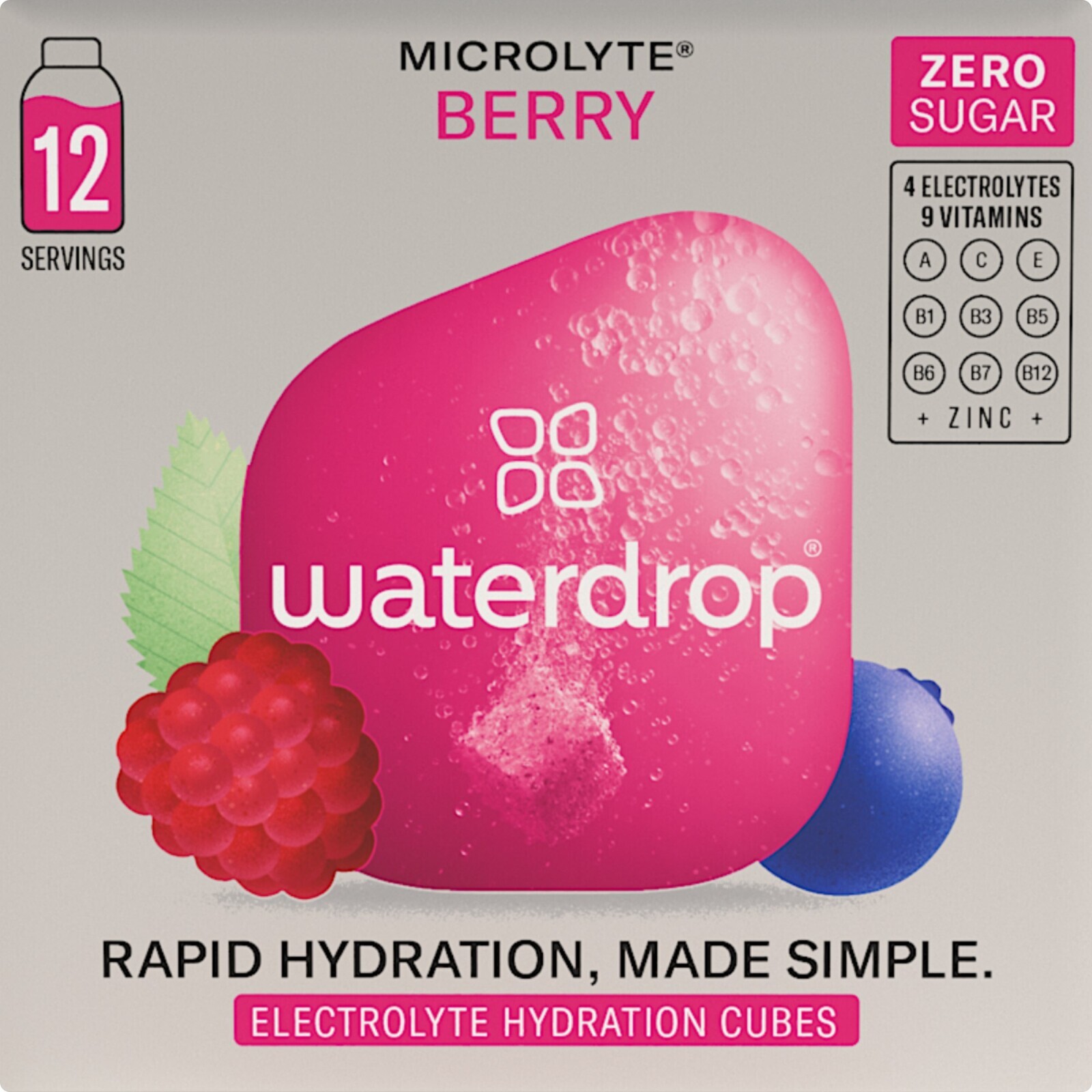 WATERDROP Microlyte Berry 12 ks