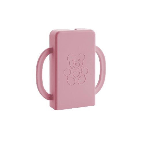 KAPSÁČEK Držák na dětskou kapsičku růžový