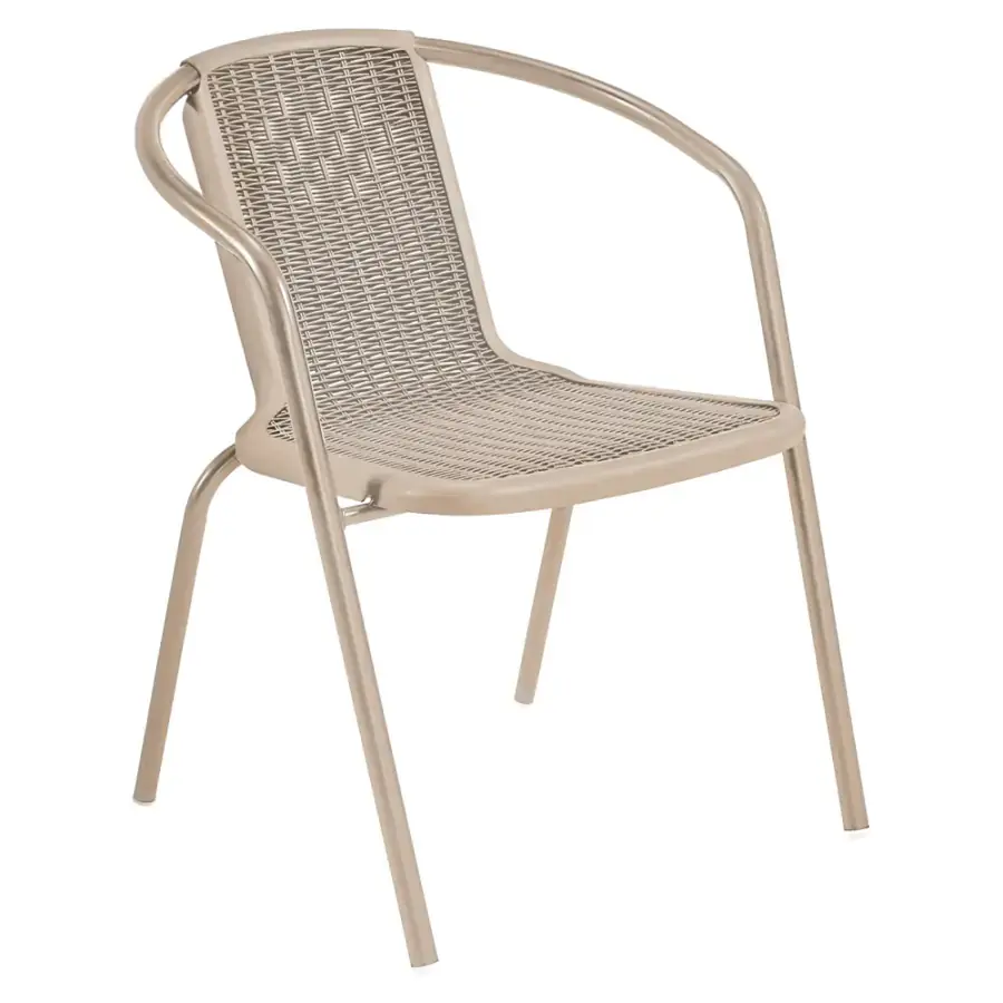 Tempo Kondela Zahradní stohovatelná židle FRENY, champagne