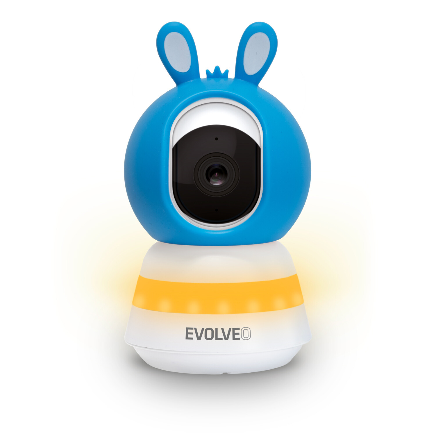 Evolveo Baby Monitor LUX Chytrá 360° videochůvička s nočním viděním, detekcí pláče a pohybu, modrá