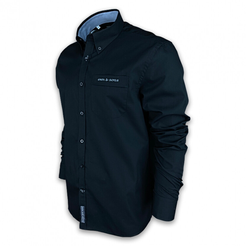 Košile pánská Erik and Sons Tilborg - černá, M