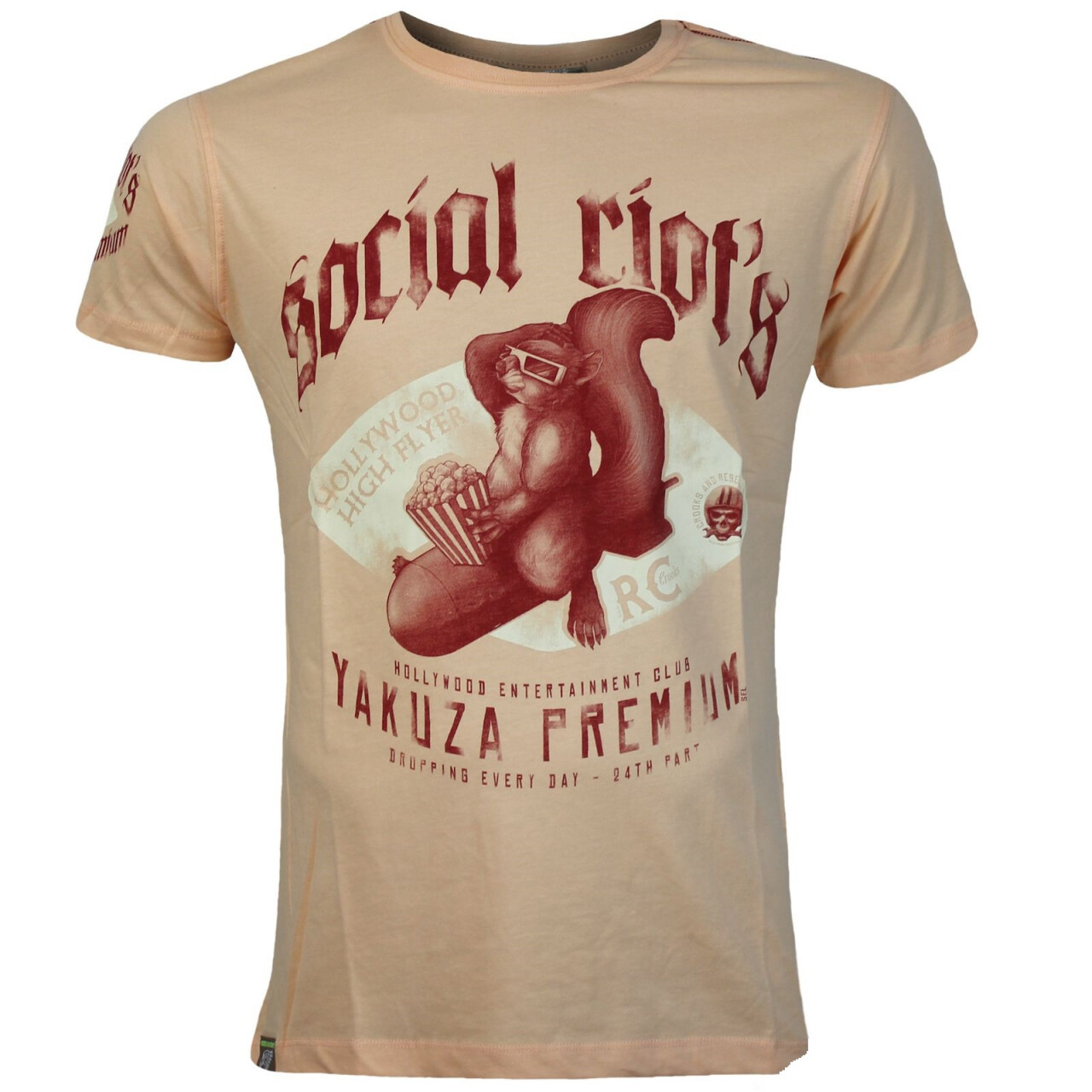 Triko Yakuza Premium Social Riots - béžové, M