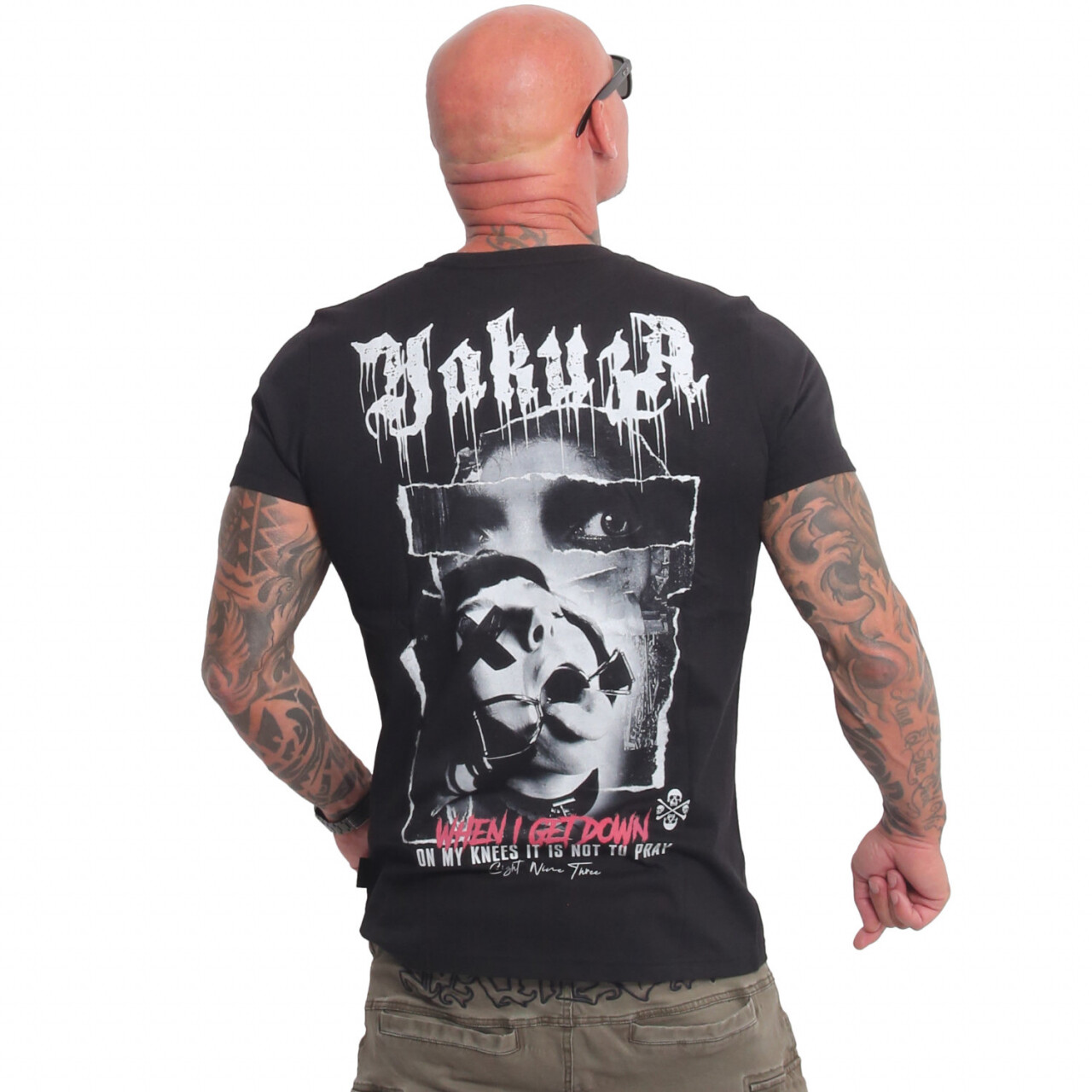 Triko pánské Yakuza Get Down - černé, 4XL