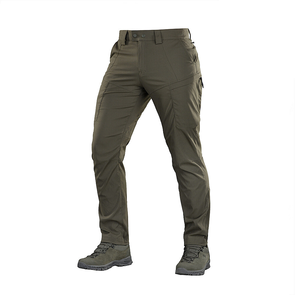 Kalhoty M-Tac Sahara Flex Lite - tmavě olivové, 32/34
