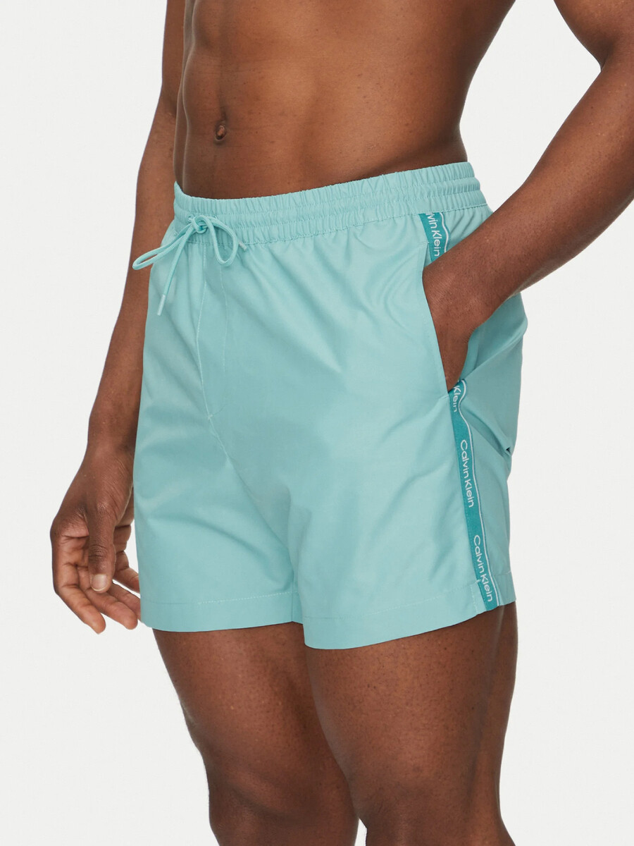 Calvin Klein pánské tyrkysové plavky - L (L65)