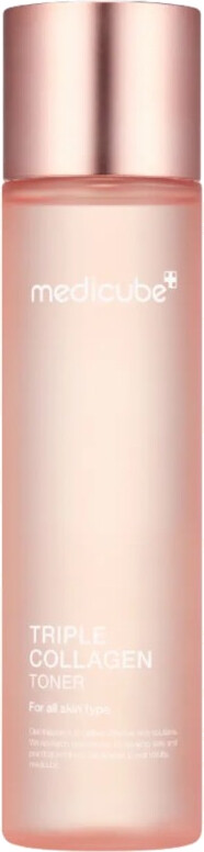 Medicube Zpevňující pleťové tonikum s trojitou dávkou kolagenu Triple Collagen 4.0 (Toner) 140 ml