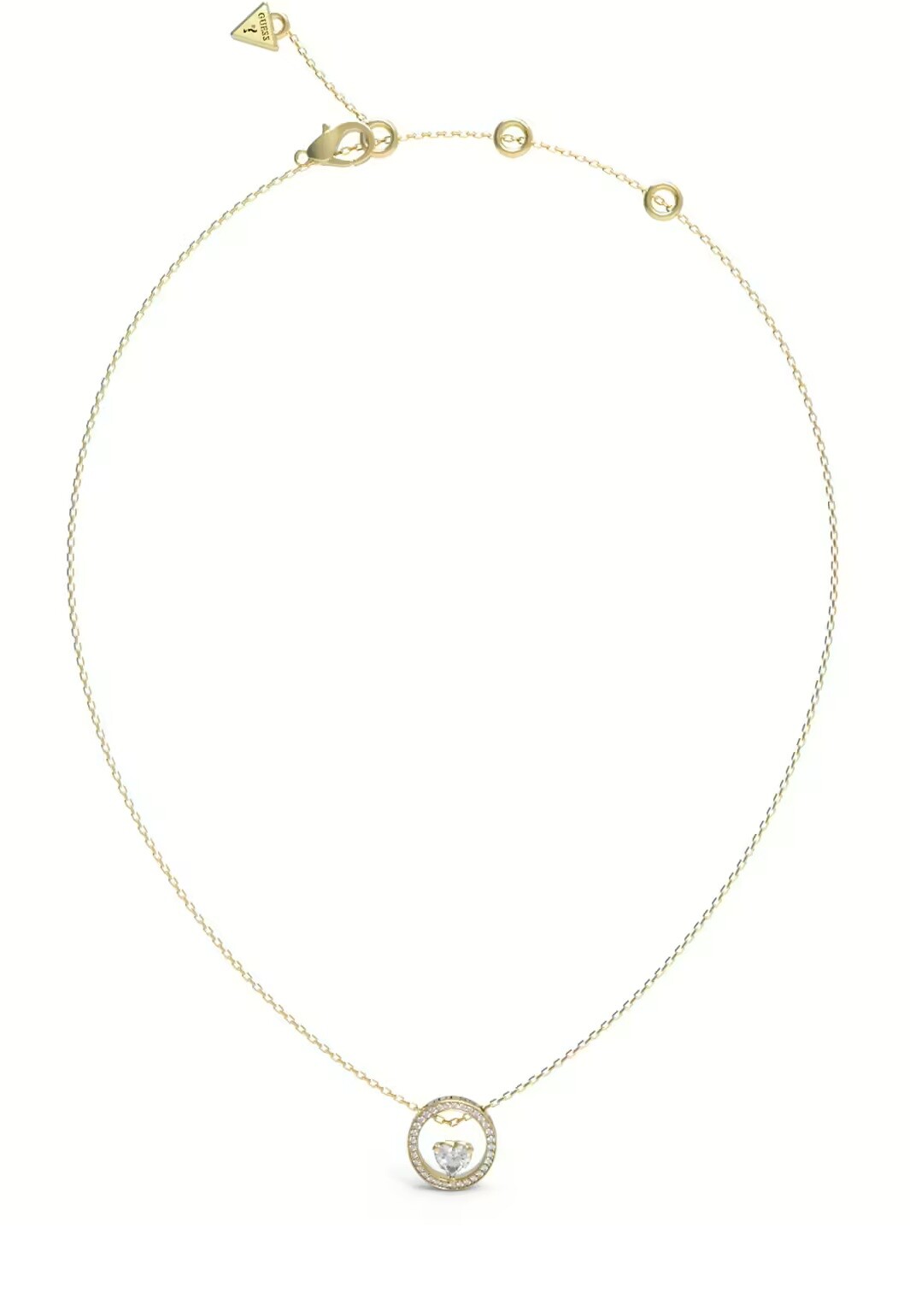 Guess Elegantní pozlacený náhrdelník M`ama Non M`ama JUBN04665JWYGT/U