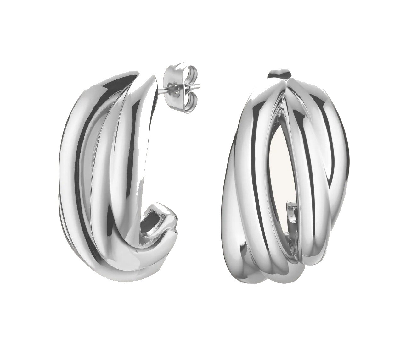 Rosefield Nadčasové ocelové náušnice Statement JESTS-J1058