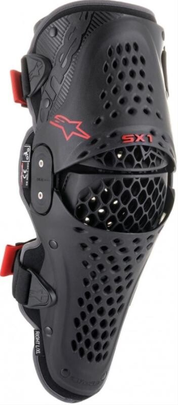 Alpinestars Chrániče kolen SX-1 V2 černo-červené
