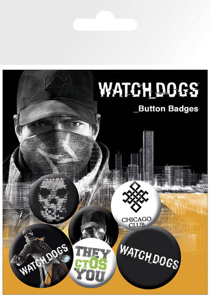 GB EYE Plackový set Watch dogs – aiden